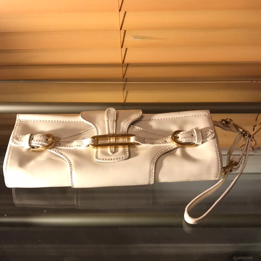 Jimmy Choo clutch with wristlet